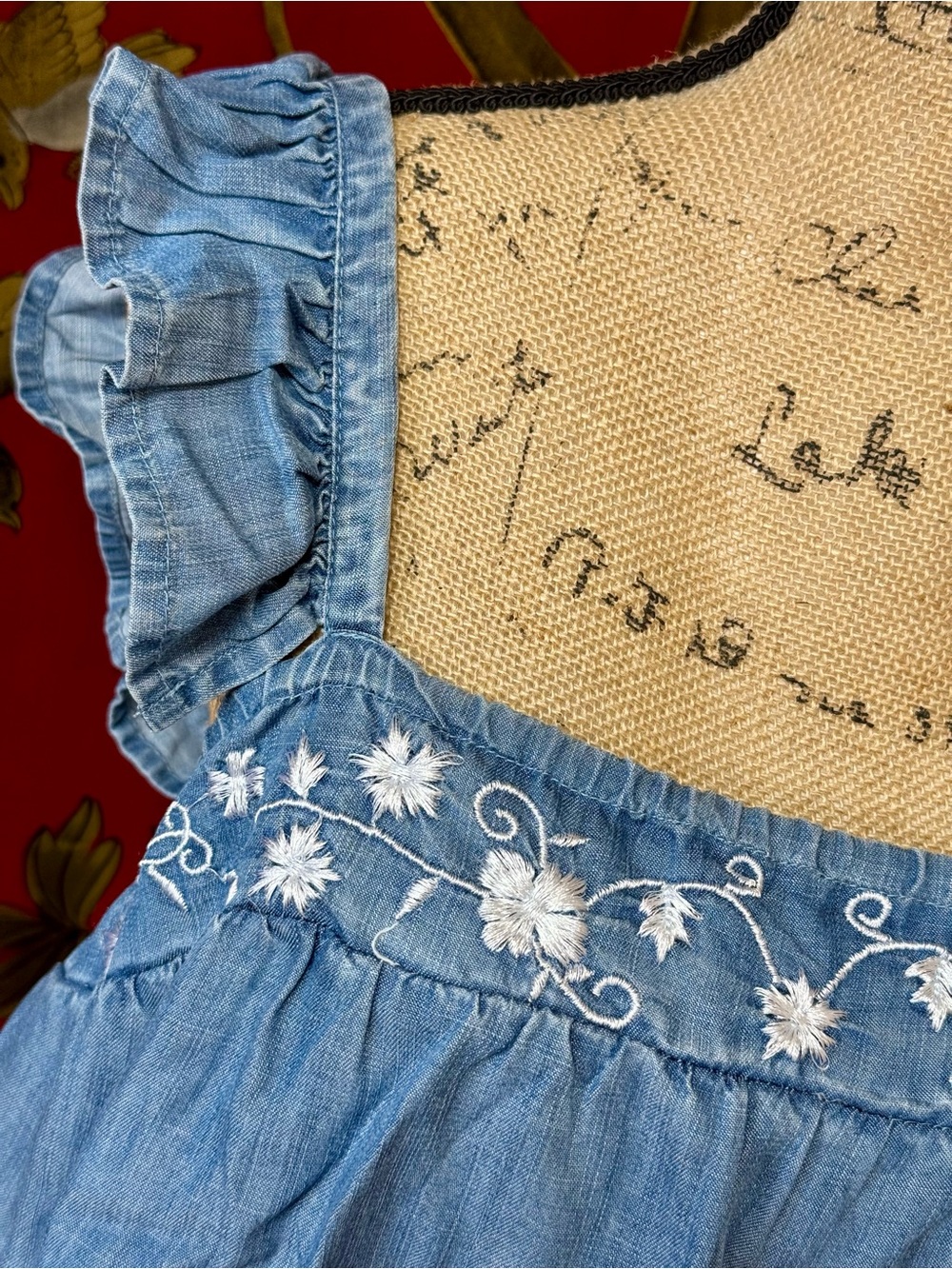 🆕 Women’s “Harper Heritage” Denim Tank | #J42 - Picture 3 of 15